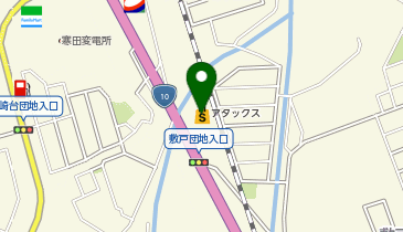 アタックス敷戸店の地図画像