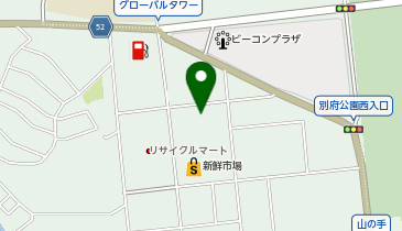 222別府店の地図画像