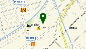 ダイソー大分下郡店の地図画像