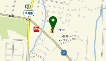 ダイソーHIヒロセ明野店の地図画像