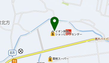 靴チヨダイオン挾間店の地図画像