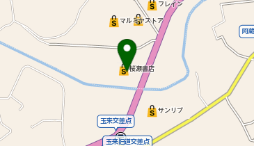 auショップ竹田の地図画像