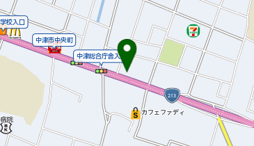 auショップ中津中央の地図画像