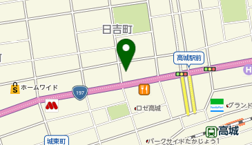 auショップ高城の地図画像