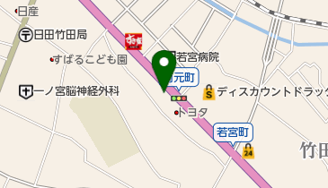 大分トヨペット日田店の地図画像