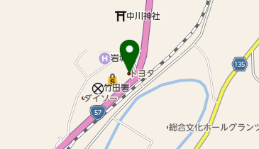 ネッツトヨタ東九州竹田店の地図画像