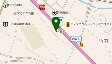 ネッツトヨタ東九州日田店の地図画像