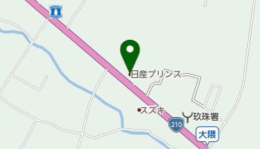 日産プリンス大分玖珠店の地図画像