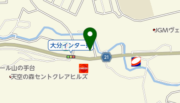 レッドバロン大分の地図画像