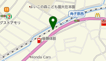 東大分モータースの地図画像