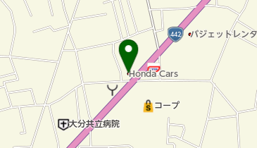 Honda Cars大分南大分店の地図画像