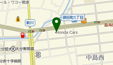 Honda Cars大分大分店の地図画像