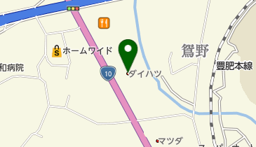 大分ダイハツ販売大分店の地図画像