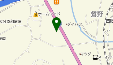 ルノー大分の地図画像