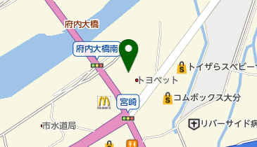 大分トヨペットZR府内大橋の地図画像