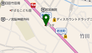 ネッツトヨタ大分日田店の地図画像