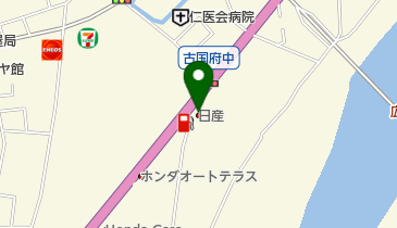 大分日産プレジールUの地図画像