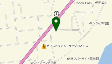 大分三菱自動車販売クリーンカー花園の地図画像