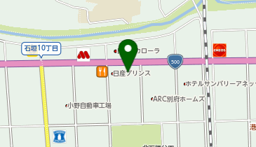 大分三菱自動車販売別府店の地図画像