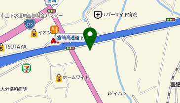 大分スバル自動車大分店の地図画像