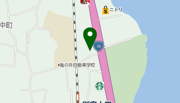 大分スバル自動車別府店の地図画像