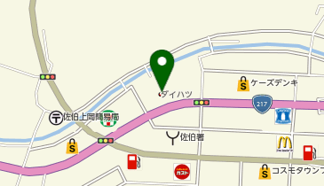 大分ダイハツ販売佐伯店の地図画像