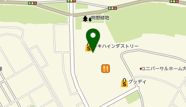 カフェ・ド・クリエ大分あけのアクロスタウン店の地図画像
