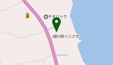 国東市サイクリングターミナルの地図画像