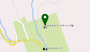 よかろうパークキャンプ場の地図画像