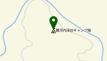 藤河内渓谷キャンプ場の地図画像