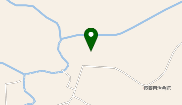 秘湯ながの湯キャンプ場の地図画像