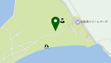 野遊び浜キャンプ場の地図画像