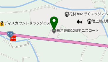 玖珠町総合運動公園テニスコートの地図画像