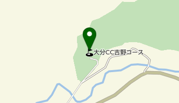 大分カントリークラブ吉野コースの地図画像