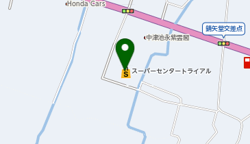 ふぇすたらんど中津店の地図画像