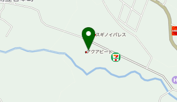 杉乃井ホテルアクアビートの地図画像