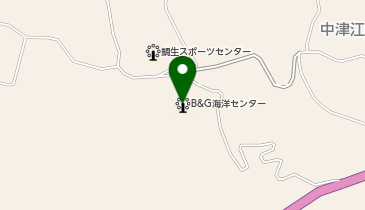 日田市中津江B&G海洋センターの地図画像
