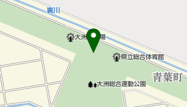 大洲総合運動公園軟式野球場の地図画像