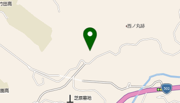 岡城阯の松籟の地図画像