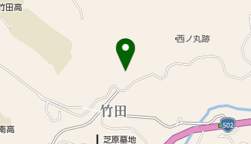 岡城跡展望台の地図画像