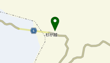杉ヶ越峠の地図画像