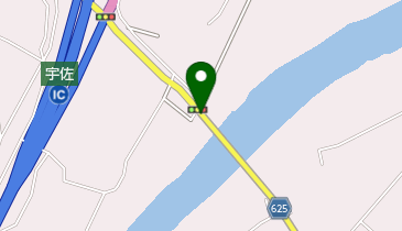 宇佐市サイクリングロードの地図画像