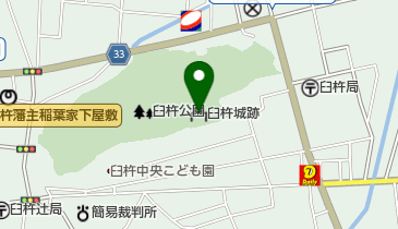 臼杵城跡の地図画像