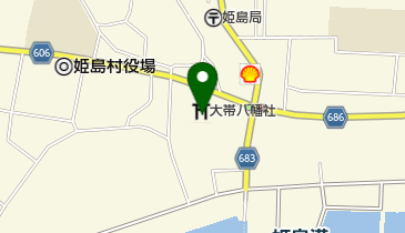 大帯八幡社の地図画像