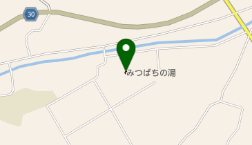 温泉交流館みつばちの湯の地図画像
