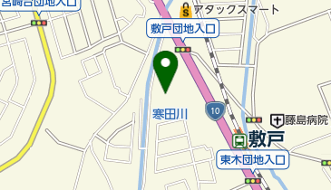 鴛野温泉はなまるの湯の地図画像