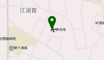 東光寺五百羅漢の地図画像