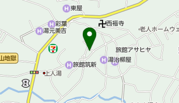 鉄輪むし湯の地図画像