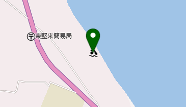 羽田海水浴場の地図画像