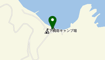 下梶寄海水浴場の地図画像
